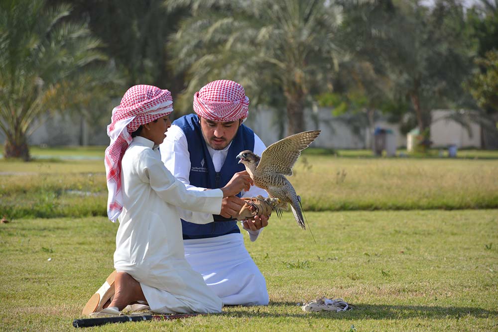 Sharjah falconers club children